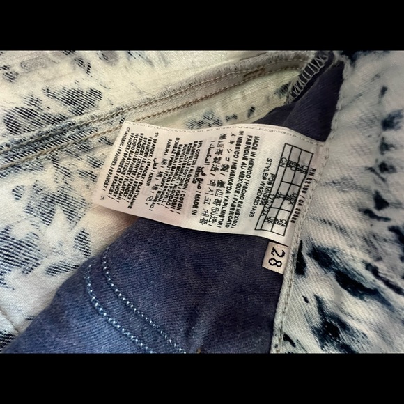 Guess Vintage High Waisted Denim Shorts - Picture 5 of 5